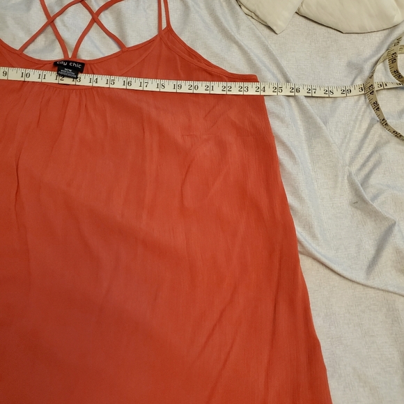 Vacation dress -Tangerine - Picture 4 of 6